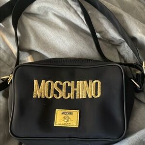 Moschino Black and Gold Bag